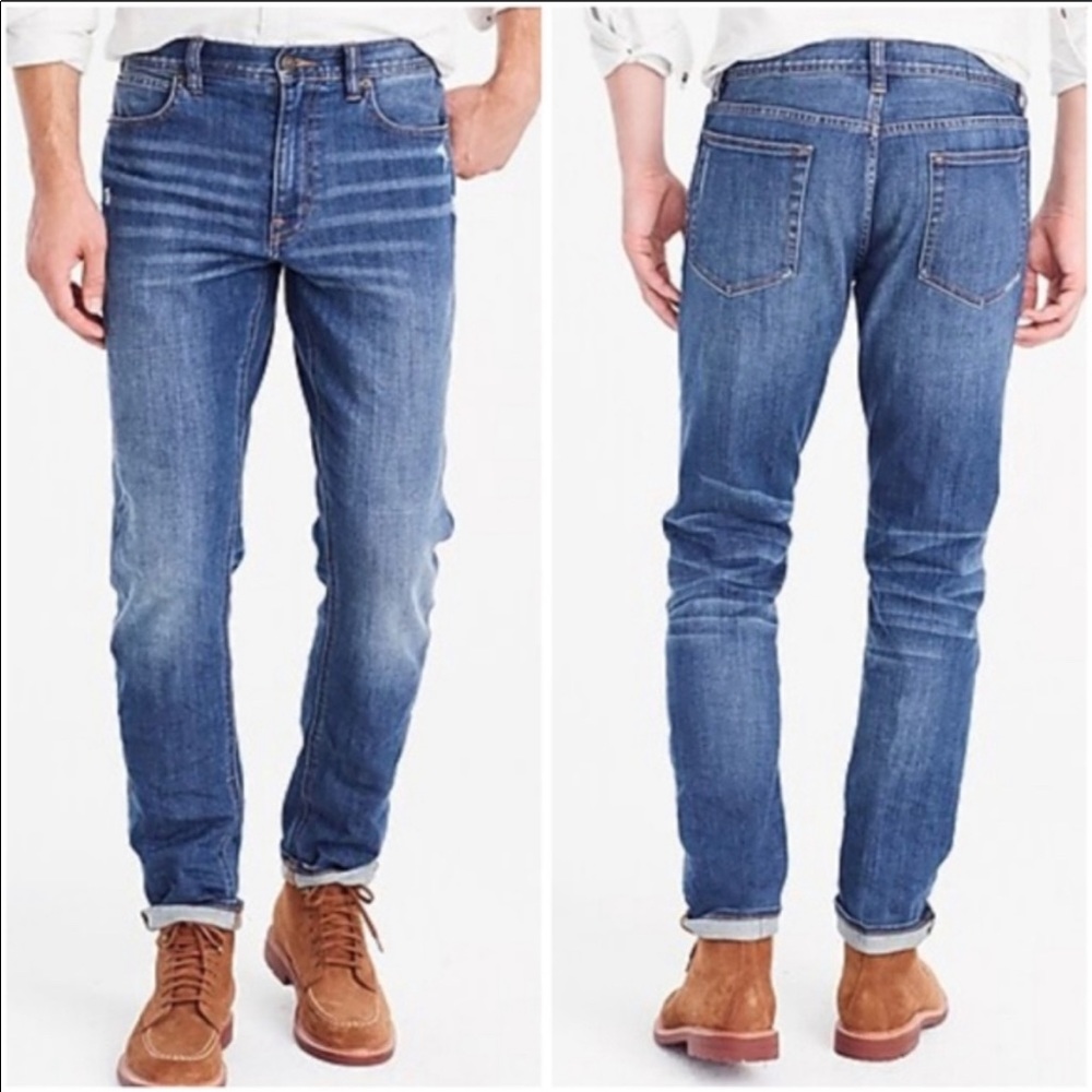 J Crew The Sutton Straight Denim Jeans